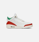 Air Jordan 3 Retro El Vuelo Mens Lifestyle Shoe - Summit White/Pine Green/Dragon Red/Metallic Gold