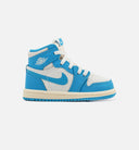 Air Jordan 1 Retro High OG UNC Reimagined Infant/Toddler Shoe - Dark Powder Blue/Sail Free Shipping