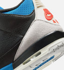 Air Jordan 3 Retro OG Rare Air Grade School Lifestyle Shoe - Black/Chile Red/Neutral Grey