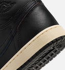 Air Jordan 1 Retro High OG Black and Muslin Grade School Lifestyle Shoe - Black/Black/Muslin