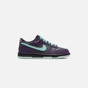 Dunk Low Grade School Lifestyle Shoe - Dark Smoke Grey/Grand Purple/Black/Artisan Teal