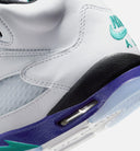 Air Jordan 5 Retro Grape Grade School Lifestyle Shoe - White/New Emerald/Grape Ice/Black